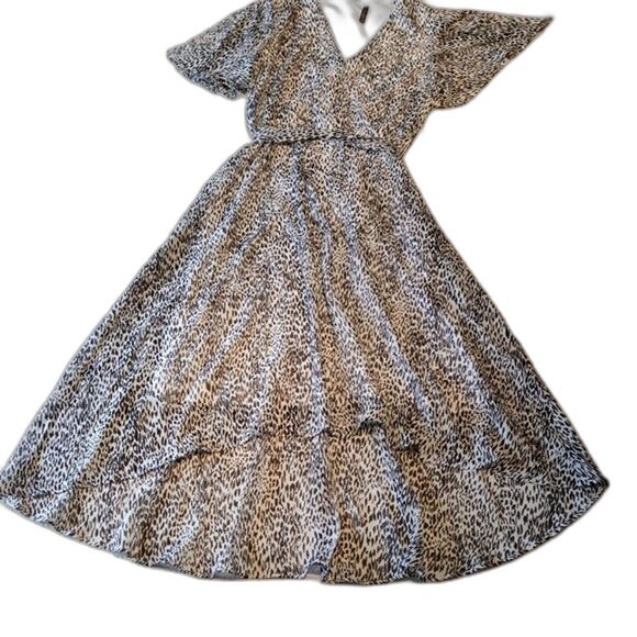 Massini Animal Dress Size Medium Leopard Pattern New With Tag - Picture 1 of 9